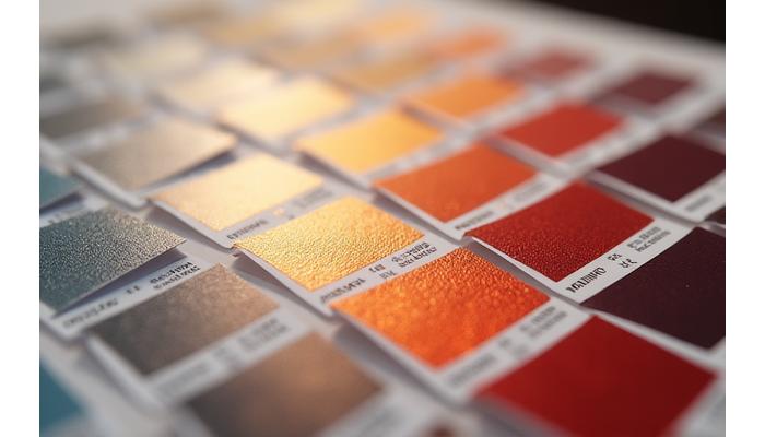 RAL 및 Pantone 색상 팔레트